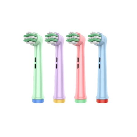 20/16/8/4 ST EB-10A/EB10-X Mjuk Borst Barn Tandborsthuvud Kompatibel För Oral b