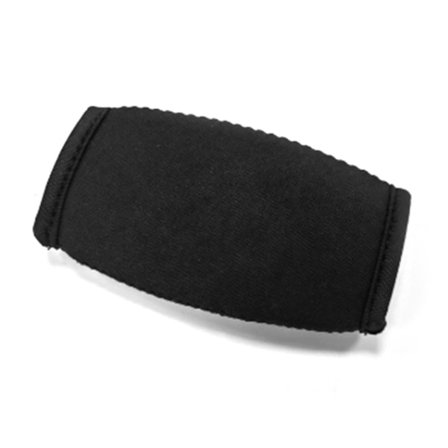 Kypärän leukasuoja, pehmeä paksumpi leukahihnan pehmuste miehille ja naisille db Musta