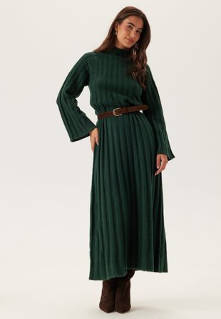 VILA-Vicleo Highneck L/S ANKLE KNIT-L