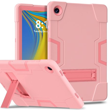 Samsung Galaxy Tab A9+ Silikonfodral med Ställ - Kontrastfärger