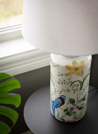 Li Na bordlampe H46 - créme/fargerik