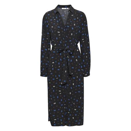 Saint Tropez, Blanca SZ LS Dress Czarny, Kobieta, Rozmiar: S