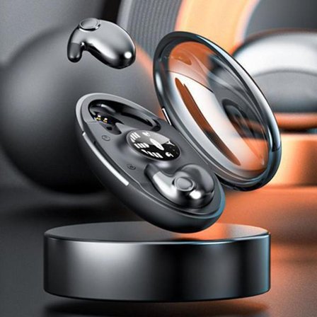 MD538 Trådløst Bluetooth Headset Binaural In-ear Sleep Digital Display Høj lydkvalitet