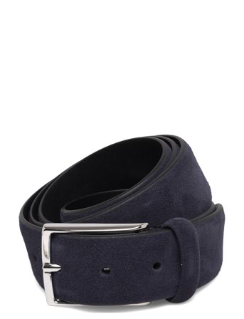 Anderson's Classic Suede Belt Navy 3,5 - Navy - 105