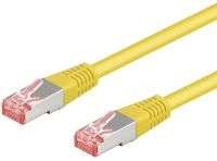 Goobay S/FTP (PiMF) PatchCord Cat6. Yellow. 10m Factory Sealed