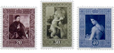 Liechtenstein 1952 - MICHEL 306-308 - Postfrisk