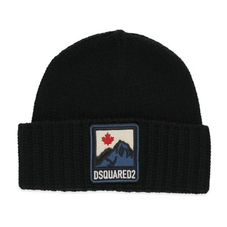 Dsquared2 Beanies , Zwart , Heren , Maat: ONE Size Hoeden
