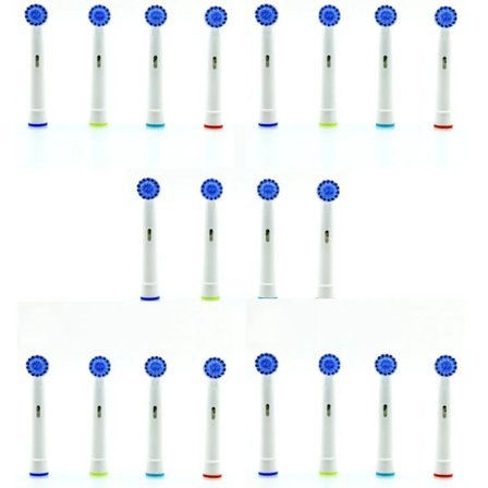 20/4 st El-tandborsthuvuden för Oral B Sensitive Ersättning EB17Ultra EB10A SB-17A EB17S EB50Ultra EB17P EB10A