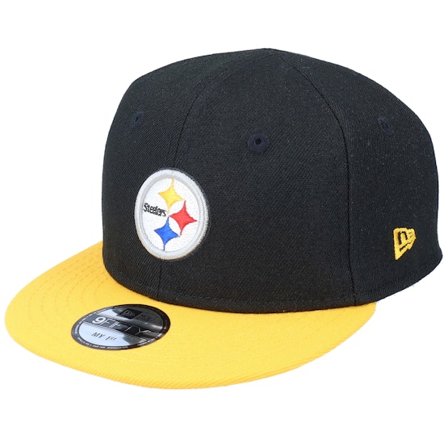 New Era - NFL Svart snapback Caps - Kids Pittsburgh Steelers My 1St 9FIFTY Black/Yellow Strapback @ Hatstore