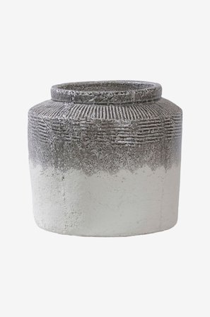 Eightmood - Gryde Boho medium - Grå - Urtepotteskjulere & vaser - Fra Homeroom