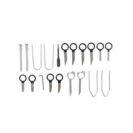 20 stk. Stereo Dash CD-afspiller Fjernelsesværktøjssæt Biltilbehør Bilradio Audio Fjernelse Installation