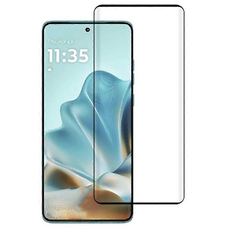 Kompatibel med Motorola Edge 60 Fusion 5G Skærmbeskytter 3D Buet Hærdet Glas Film Side Lim-xindaren