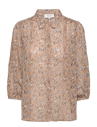 Recycled Polyester Shirt Brown Rosemunde