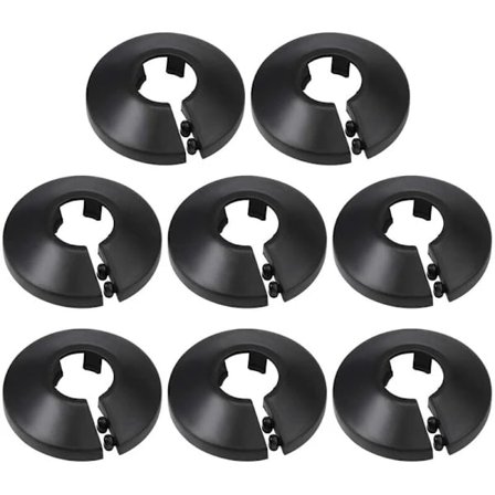 /EA/Noir 8 st 16 mm Rörskydd Dekoration PP Rosett För Radiator