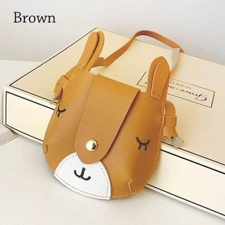 Mini skuldertasker Crossbody taske BRUN