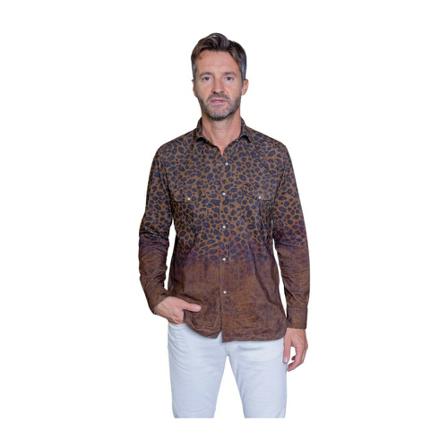 Bagutta Casual Shirts Brun, Herre Skjorter