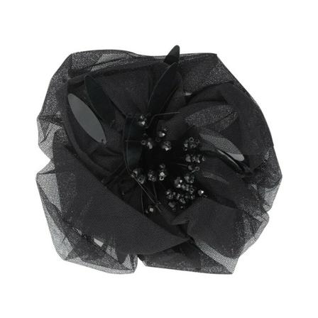 Custommade Ziba Rose Brooche svart, Dam Smycken, Dam, Storlek: ONE SIZE