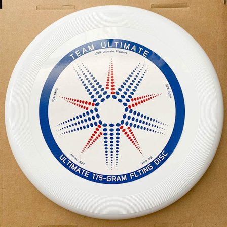 175g Ultimate Frisbee -kilpailukiekko - Valmistettu biomuovista -