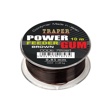 Traper Power Feeder Gum Brown 10m 1,00mm 13kg