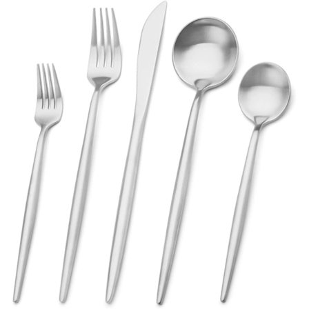 20-delars bestickset i rostfritt stål, köksredskap