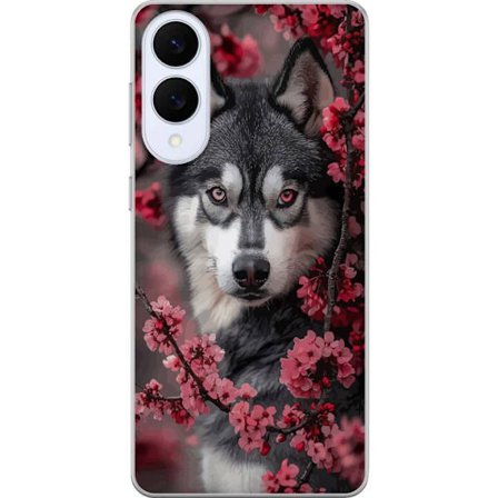 Yhteensopiva Puhelinkuori Samsung Galaxy S25 Edge Susi Punaiset Silmät Eläin Susi Mystinen