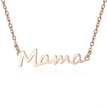Perfect Mother's Day Gift - Letter Necklace in 18K Gold & Silver Plated Stainless Steel MAMA