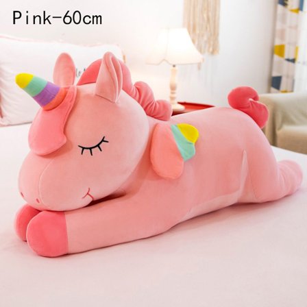 Unicorn Plyschleksak Unicorn Doll ROSA 60CM