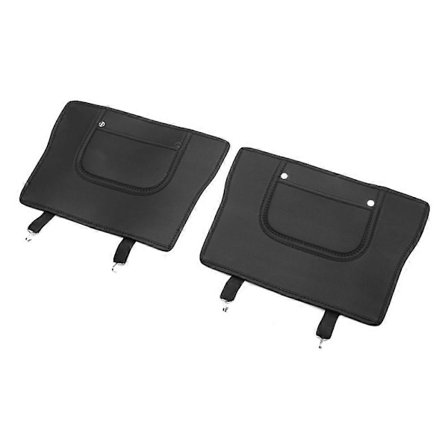 PU Läder Bil Anti Sparkskydd Sätesryggskydd med Förvaringsväska för Mach-E 2021 2022