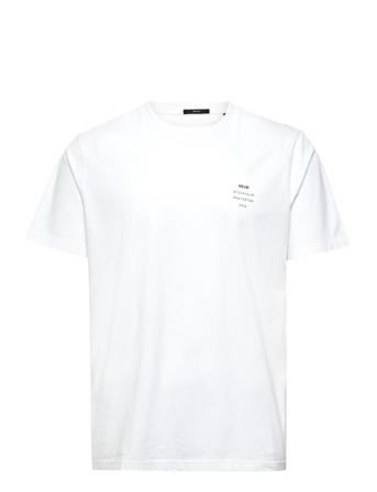 Organic Neuw Band Tee T-shirts Short-sleeved Valkoinen NEUW