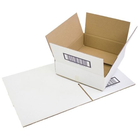 BOXON Wellåda E40 285x225x70mm VIT - Lyreco - Emballage och lagerutrustning - Lådor och well - Welllådor 1-lag - 98-290 mm