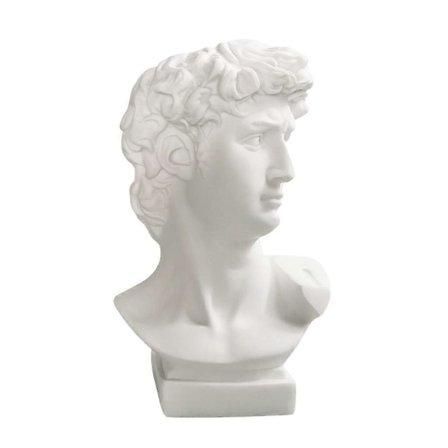 Gresk mytologi Figurer Resin David Byste Statue Blomsterpotte Plantekasse Vase