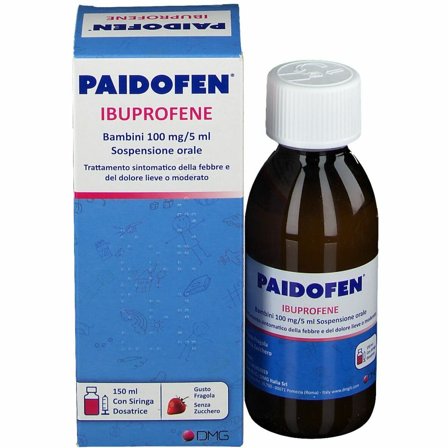 Paidofen100 mg/5 ml fragola senza zucchero sciroppo150 ml
