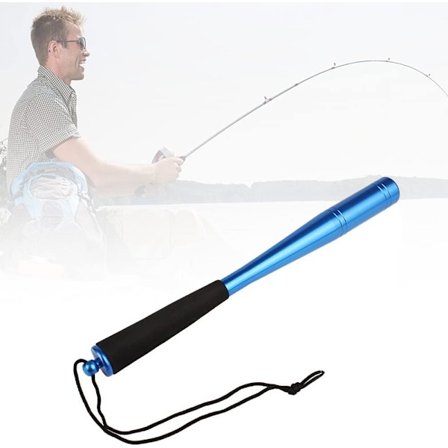 Aluminium Fiskdödare Fiskbeskärare, Robust Slagträ för Fisk, med halkfritt handtag