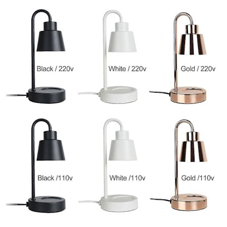 Aromaterapi Smeltevokslampe Dimbar Nattelys Bordstearinlyskoker Lampe