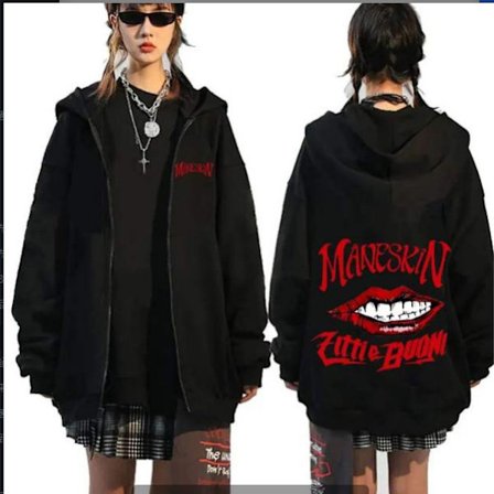 Stray Kids -laulajaryhmän painettu huppari