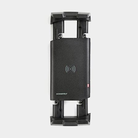 Handyhalterung mit kabelloser Ladung Scanstrut ROKK Active, schwarz, 12 V / 24 V, 10 W - Boot