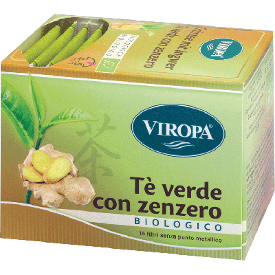 Viropa Tè Verde Con Zenzero Bio 15 Filtri