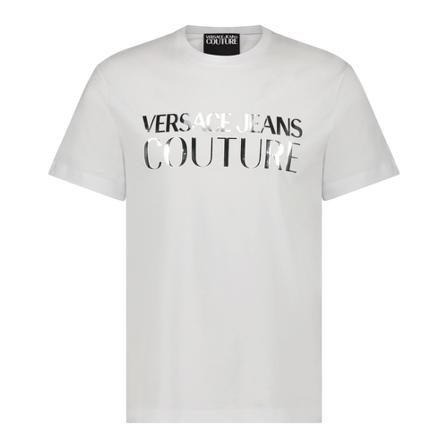 Versace Jeans Couture - T-shirts - Vit - Herr - Storlek: S, Herr, Storlek: S