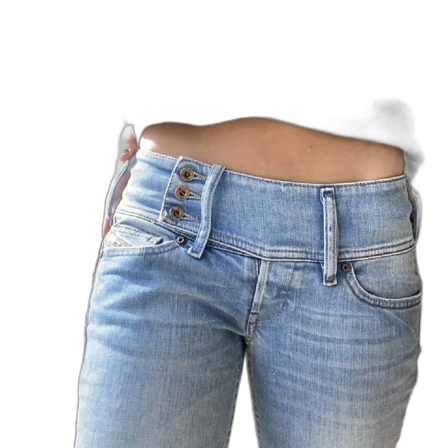 Ljusblå bootcut jeans från Diesel