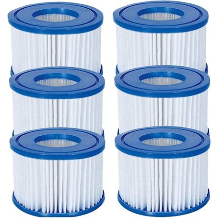 Ersättnings Bestway Spa Filter Ersättning för Typ VI, 6-pack (6 st)