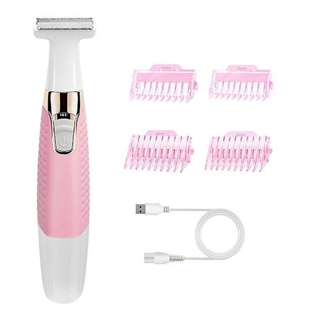 Hårklippningsrakapparat trimmer epilator man dam rakning(Rosa)
