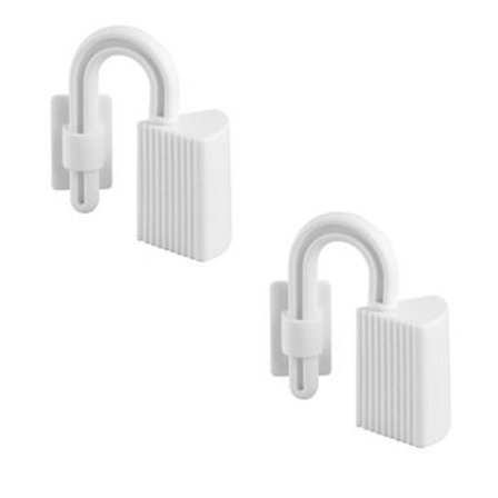 Sæt med 2 hængselstoppere, forhindrer effektivt babyens hænder i at blive