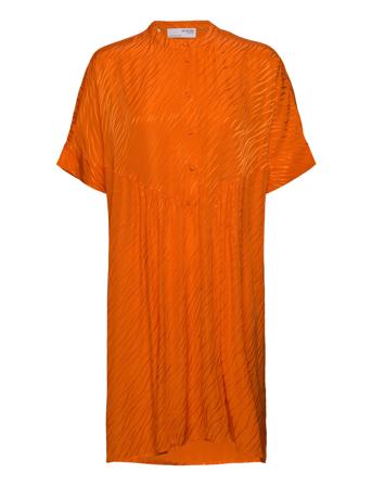 Slfabienne-Viola Ss Over Dress B Selected Femme Orange
