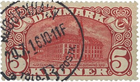 Danmark 1915 - AFA 81 - Stemplet