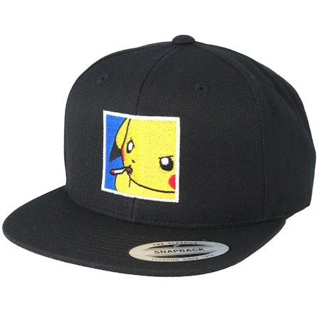 BOOM - Černá snapback Kšiltovka - Poke Smoke Black Snapback @ Hatstore