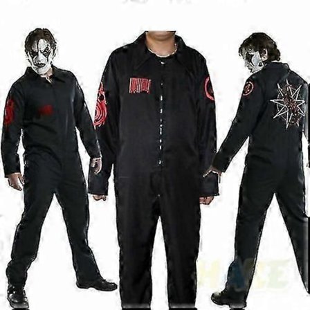 Slipknot Cosplay Kostume Jumpsuit til Halloween - Løs pasform M_tfrf