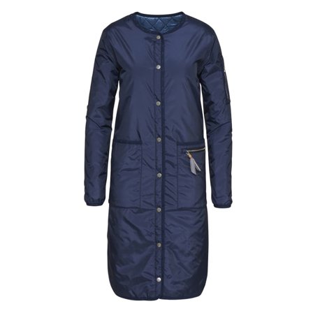 Varg Women ́s Saltön Long Spring Coat Women synthetic-lined parkas Blue M