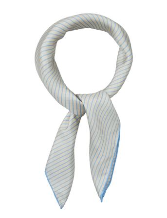 Linua Sia Scarf Accessories Scarves Lightweight Scarves Blå Becksöndergaard*Betinget Tilbud