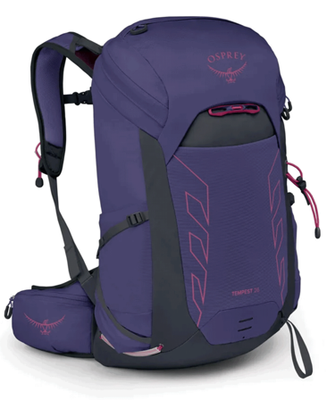 Osprey Tempest 26 Deep Fig Hotspot Pink