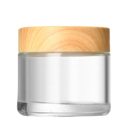 1 kpl lasisia kosmetiikkapurkkeja kansilla meikkinäytepurkkeja voiteille, matkakosmetiikan järjestäjä